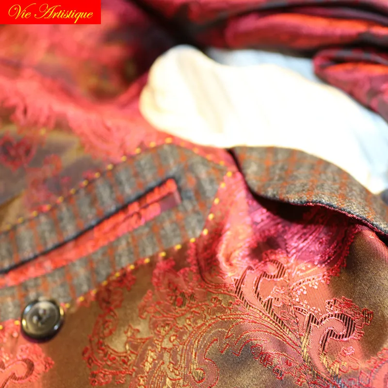 Изготовленные на заказ мужские Искусственные Свадебные изделия 2 шт. куртка