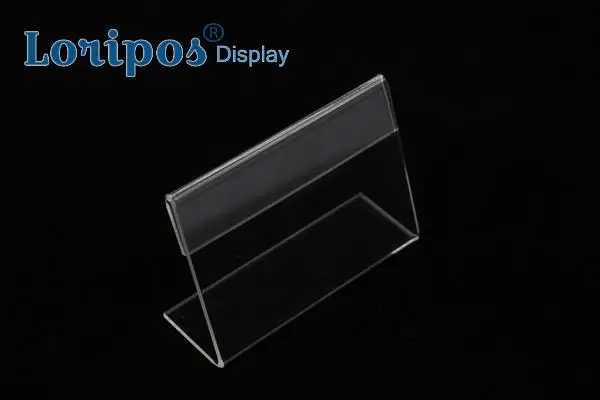 20 шт акриловая именная карточка Дисплей Держатель этикетка цена знак магазин