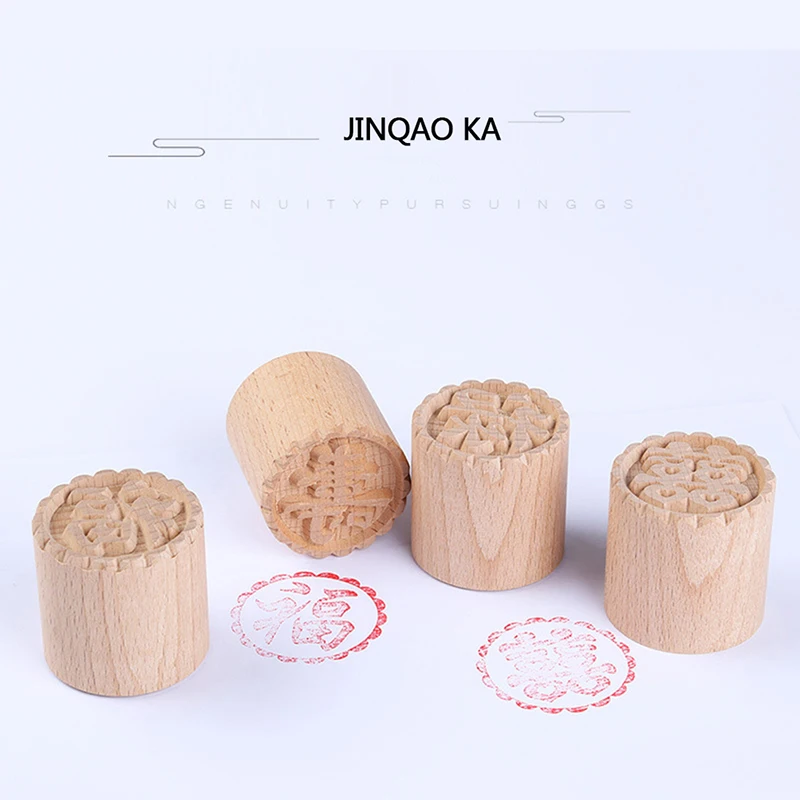 

s New 5cm Diameter Round Wooden Stamp 5cm