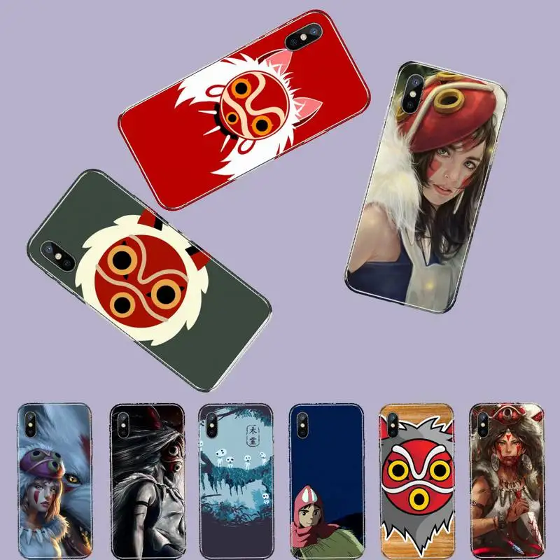 Принцесса Mononoke маска девушка клиент высокое качество чехол для телефона iphone 4 4s 5