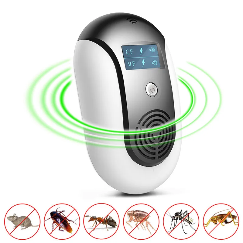 Ultrasonic Electromagnetic Pest Repellents Control Easy To Use Intelligent Display With Air Freshener Child | Дом и сад