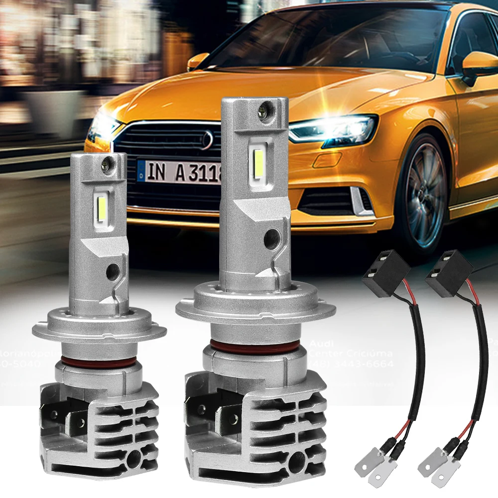 YUNPICAR светодиодный лампы для передних фар H7 CREE чип супер яркий 55 Вт 12000LM 6500 к