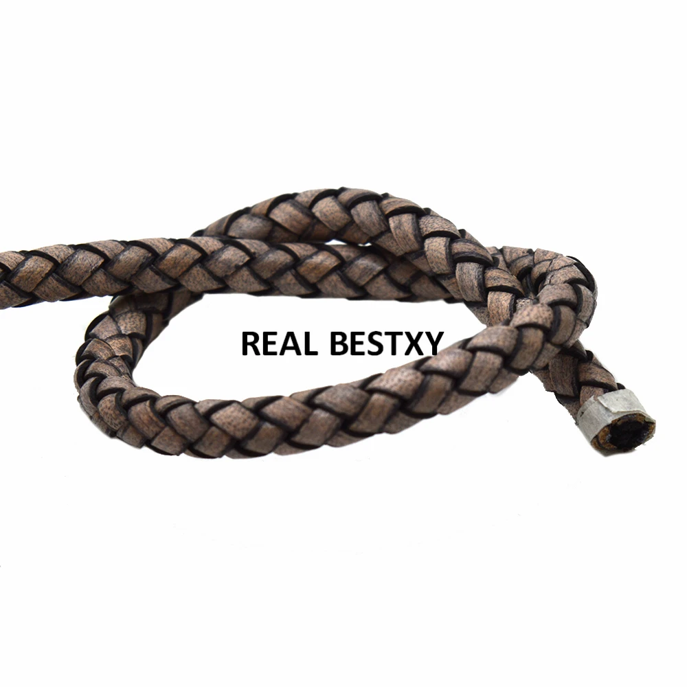 2 м/лот прибл. 6 мм высококачественные шнуры из натуральной воловьей кожи первого