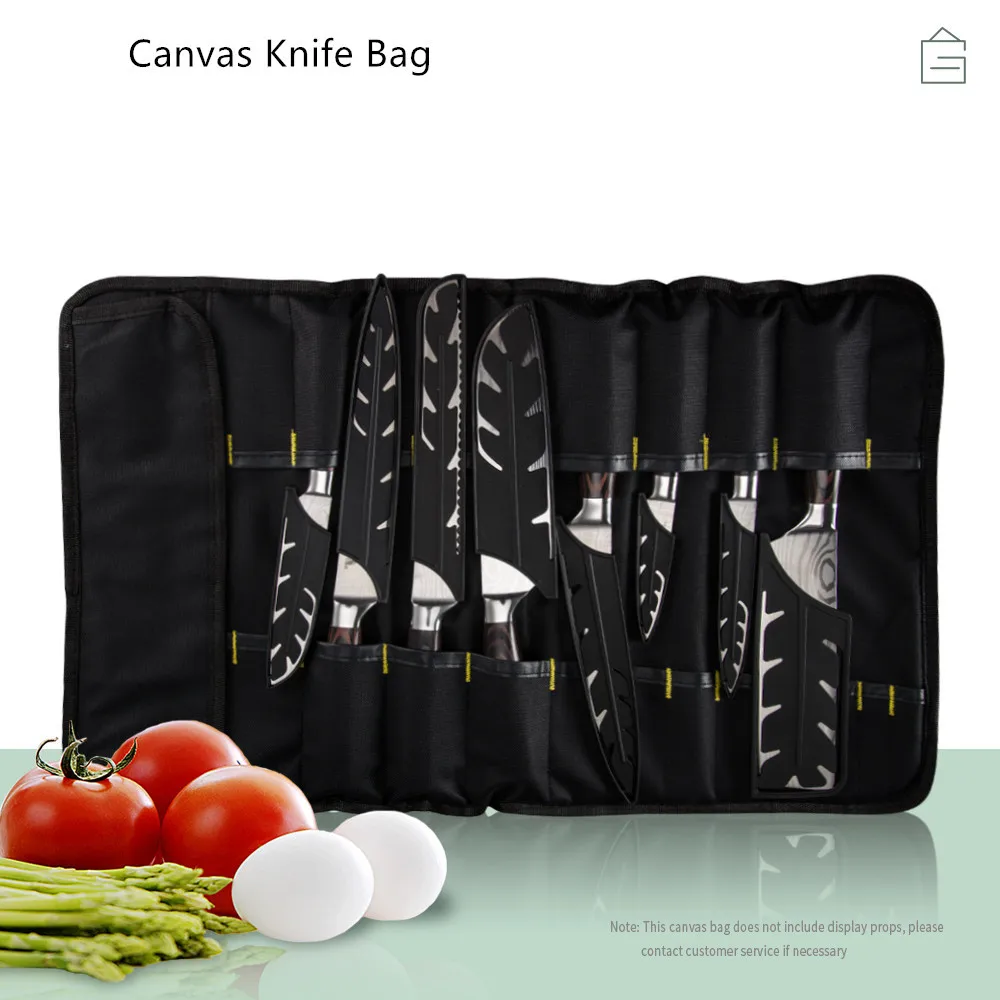 Сумка для ножей шеф-повара черный/синий/зеленый чехол переноски сумка кухонной