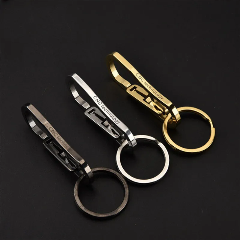 Outdoor colorful Titanium Climbing Keychain EDC Quick Release Hooks With Key Ring | Спорт и развлечения