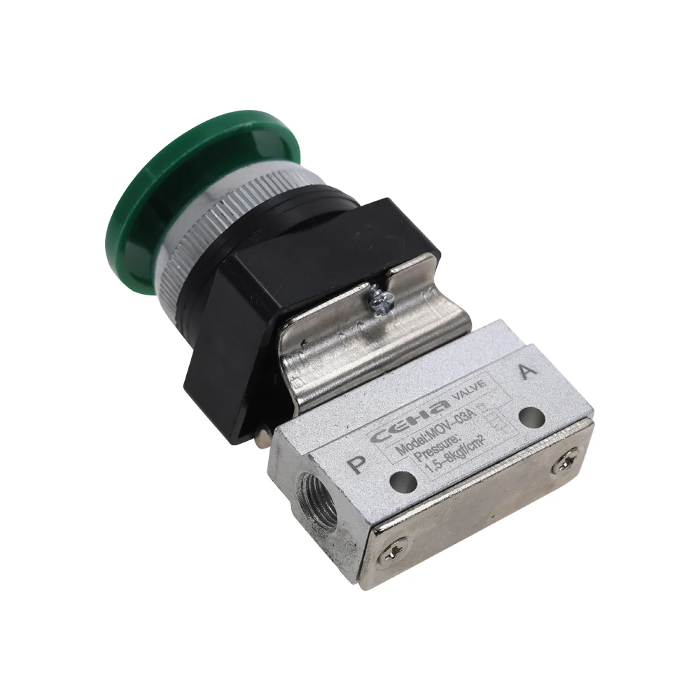 Механический клапан 1/8 дюйма PT Thread MOV-03APPL мгновенный трехсторонний
