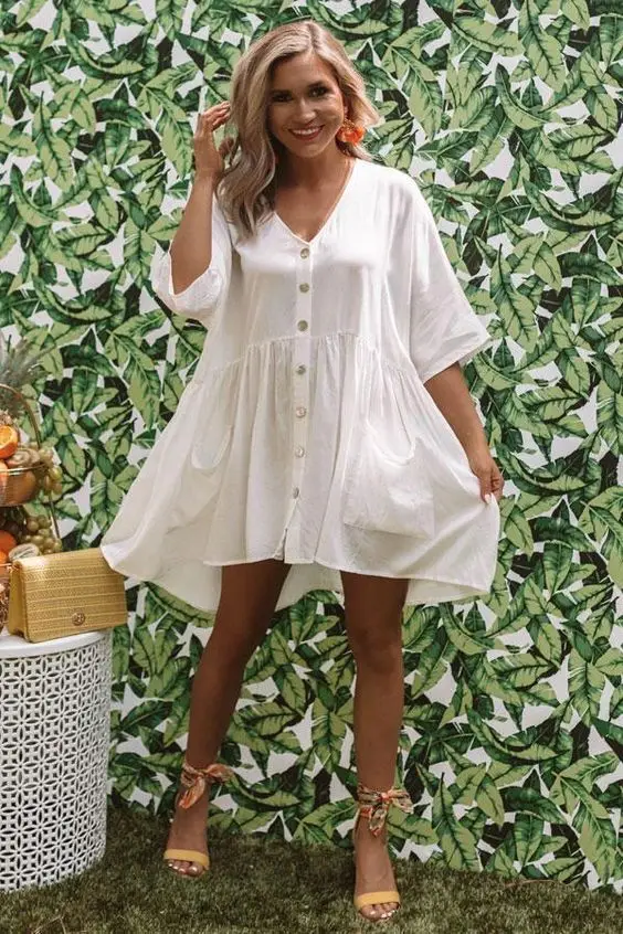 

Beach dress Saida de Praia Beach Cover up Kaftan Beach Pareos de Playa Mujer Lace Bikini Cover-up Swimsuit cover up #Q771