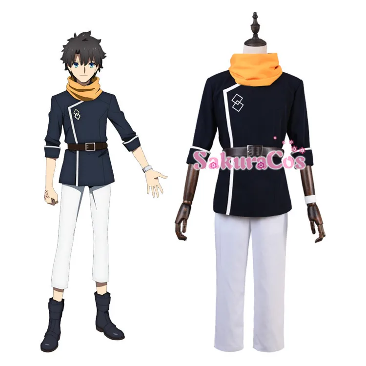 

Anime! Fate/Grand Order FGO Fujimaru Ritsuka Battle Suit Gothic Uniform Cosplay Costume Halloween Carnival Outfit Free Shipping
