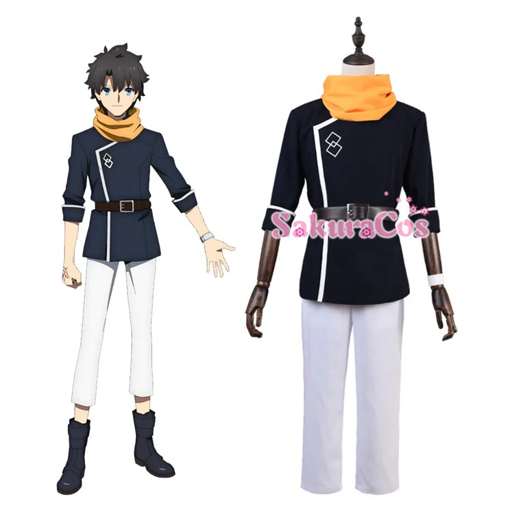 Аниме! Fate/Grand Order FGO Fujimaru Ritsuka боевой костюм Готическая униформа Косплей Костюм