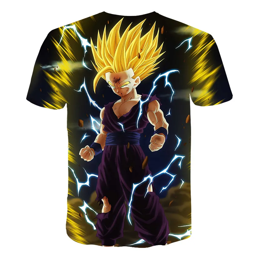 

Dragon Ball Anime Fashion T-shirt Boys and Girls Summer T-shirts