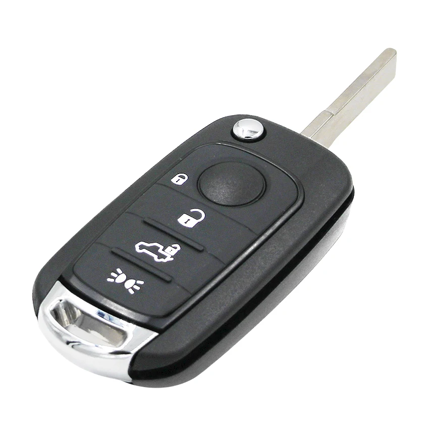 Складной раскладной 4-кнопочный умный Автомобильный ключ 433 МГц 4A чип SIP22