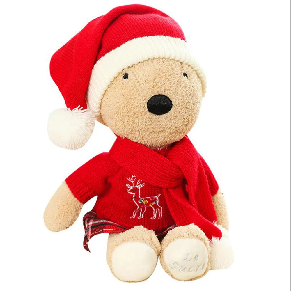 

Cute Bunny Rabbit With Wearing Children Stuffed Plush Toy Birthday Christmas Gifts