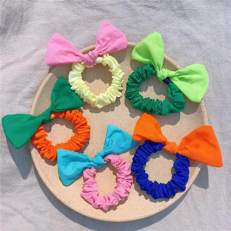 

Cute Ponytails Hair Accessories Girls Elastic Hair Bands Children Hair Ring Head Rope Hair Styling Tools Scrunchies Headdress