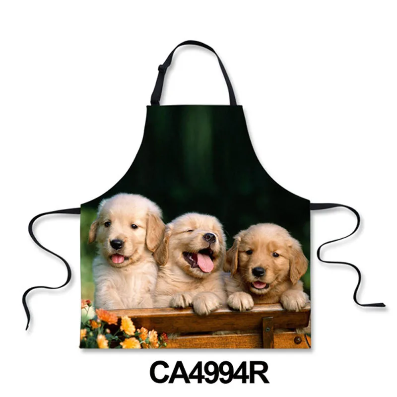 

Cute Husky Dog 3d Print Aprons For Women Man Chef Cooking Cleaning Accessories Bbq Aprons Ladies Adult Kitchen Adjustable Apron