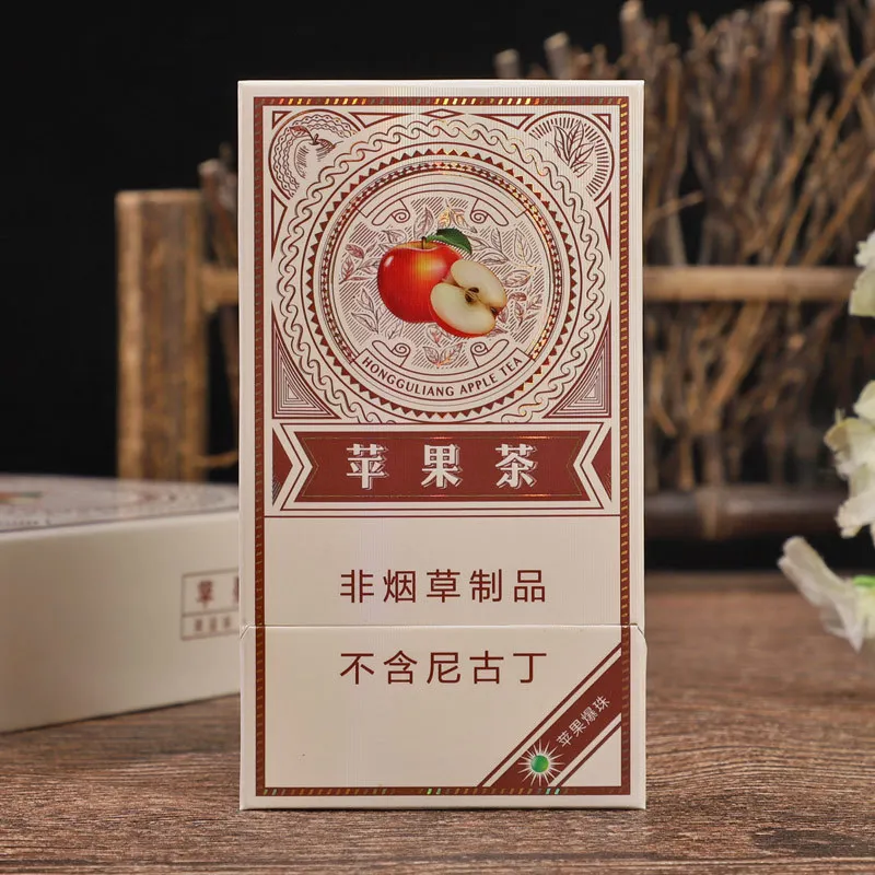 10 упаковок яблочный фруктовый чай сигарета без никотина очистка легкого чтобы