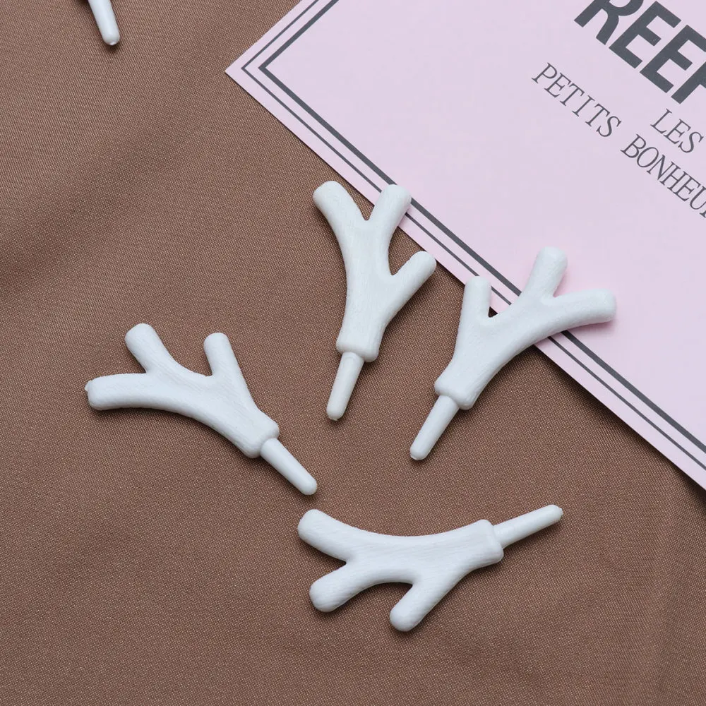 

100PCS Snowman Hand White Coffee Branch Antlers Craft Christmas Accessories Christmas DIY Accessories Decor (White)
