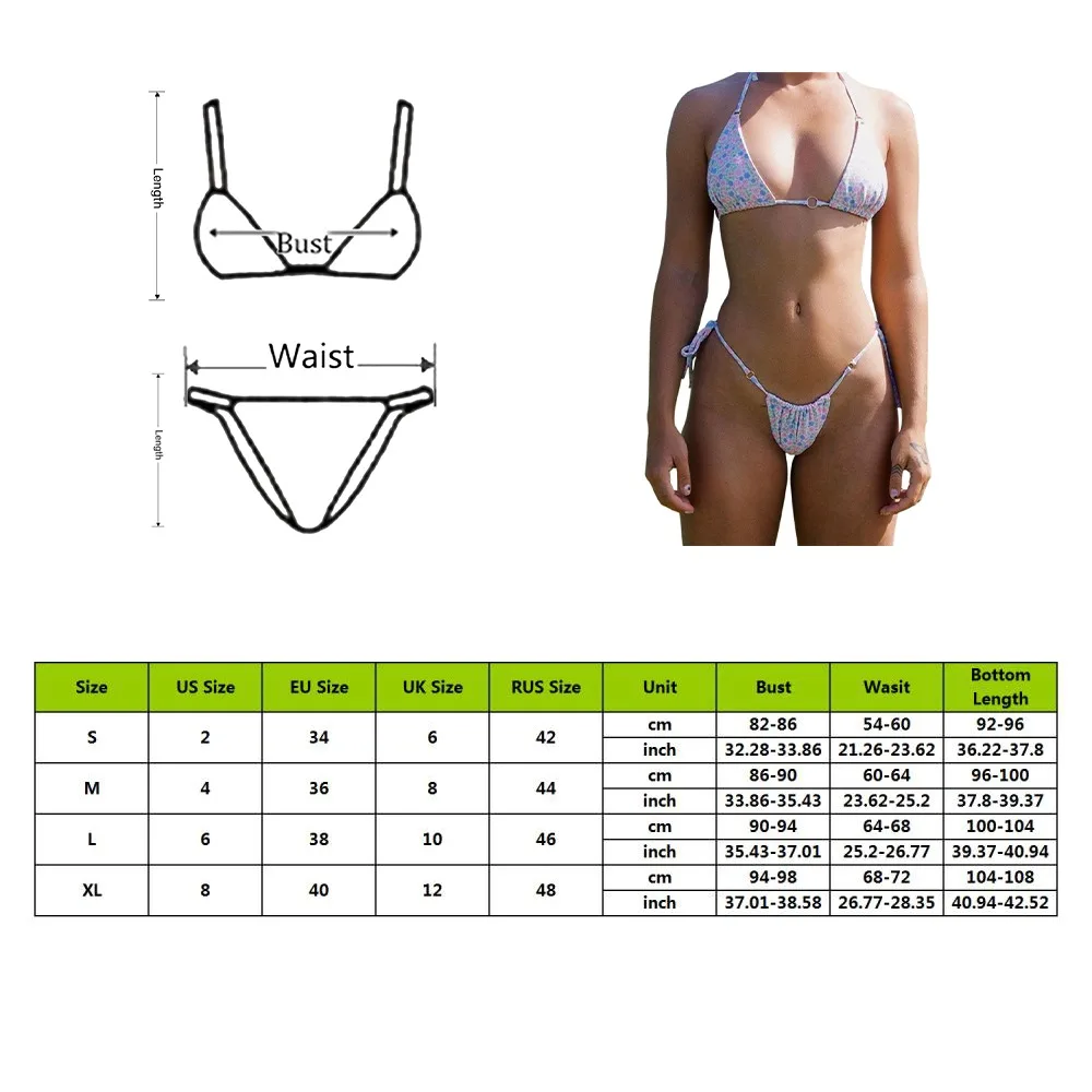 

Sexy Bikini 2021 Swimsuit Women Thong Swimwear Push Up Bikini Set Brazilian Bathing Suit Summer Beach Wear Swimming Suit Biquini