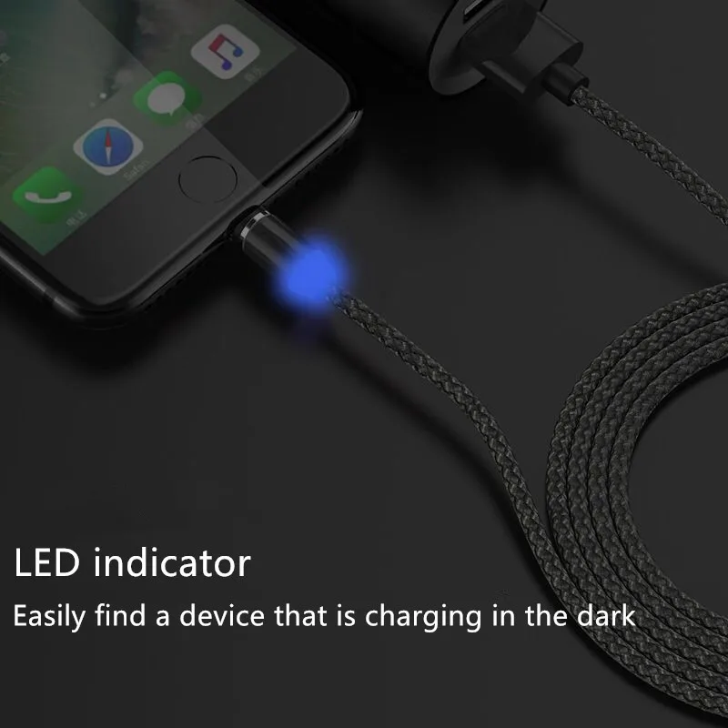 Магнитный кабель USB для быстрой зарядки кабель usb type C Магнитный кабель для зарядки данных Micro USB кабель для мобильного телефона USB шнур