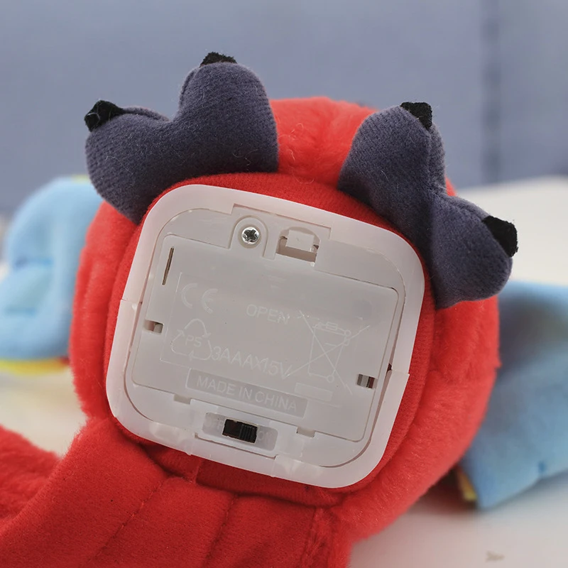 Детский мягкий попугай плюшевые игрушки милая электронная лампа Разговорные