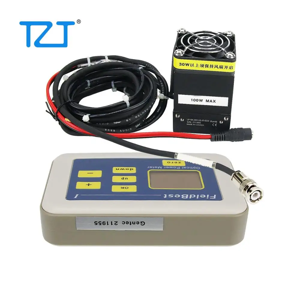 Измеритель оптической мощности TZT 10 мВт 100 Вт лазерный измеритель тестер высокой