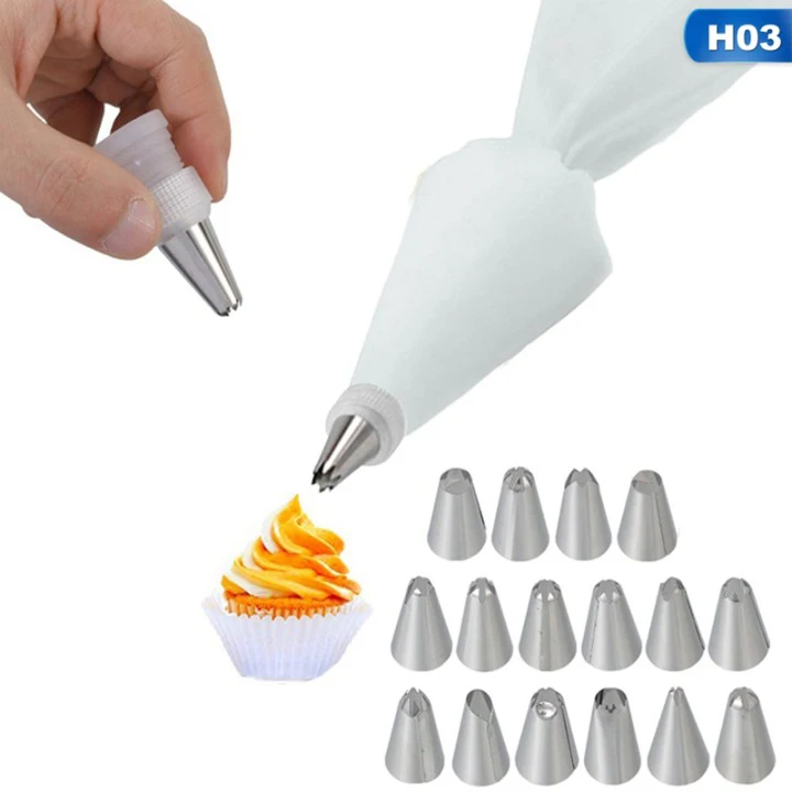 8/10/18/26 шт Набор инструментов для крема торта печенья кондитерский пакет + насадка