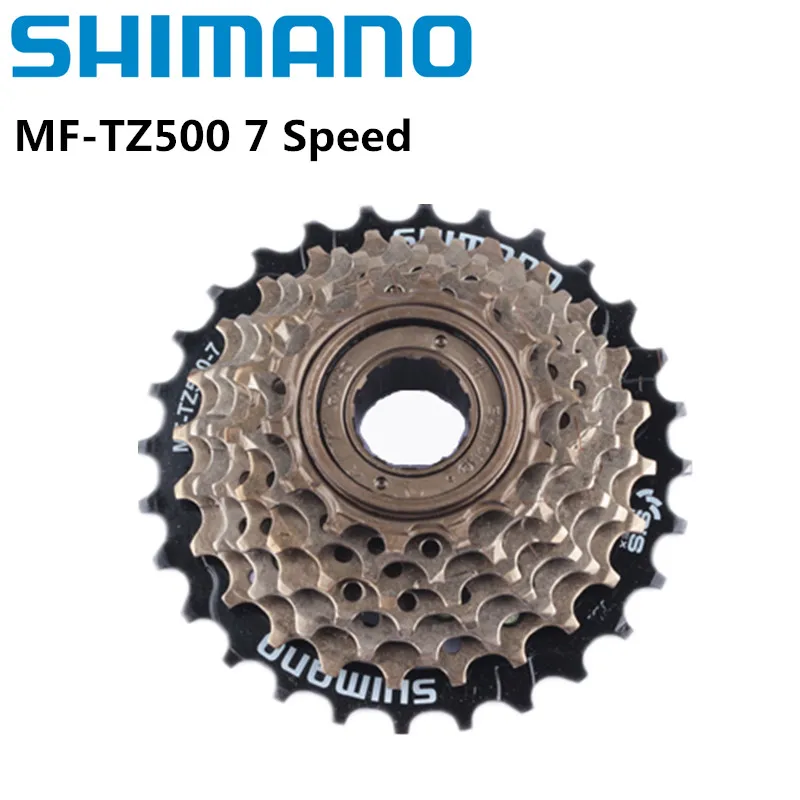 Shimano Bicycles Freewheel, MF-TZ500 / TZ21 7 Speed Cassette Freewheel 14-28T for MTB Road Cycling Bike Update from TZ21