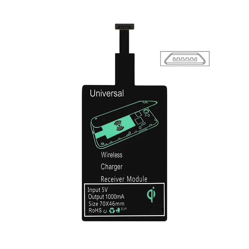 Модуль приемника беспроводного зарядного устройства Qi для iPhone умный зарядный