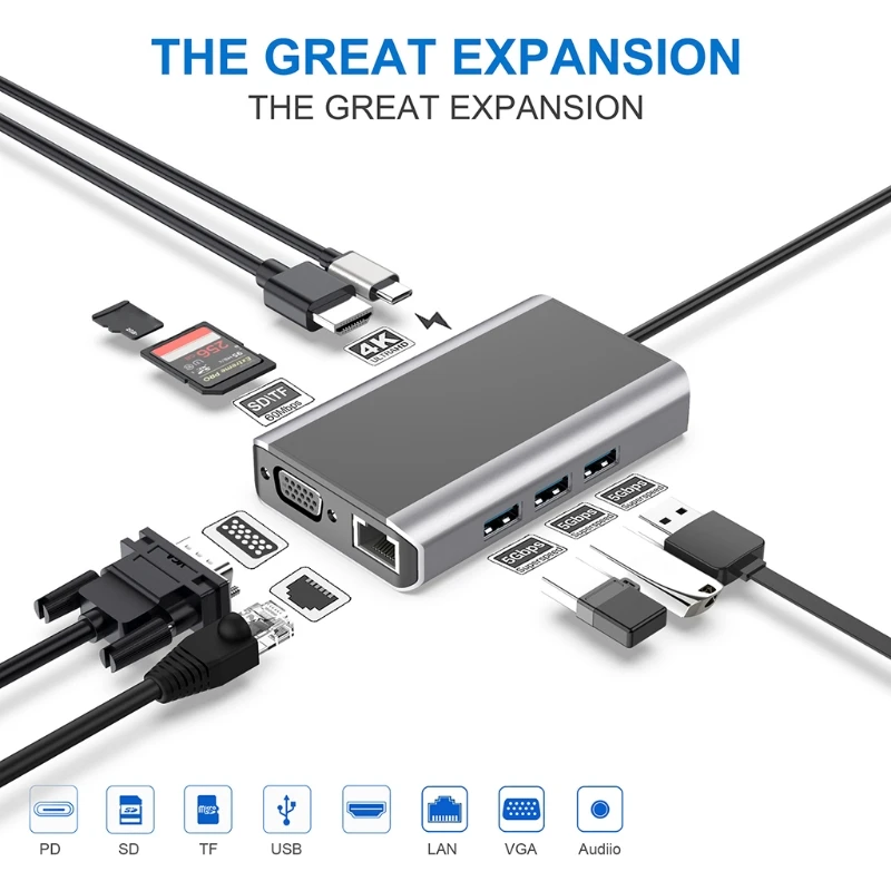 новый usb c тип c 30 док станция для м