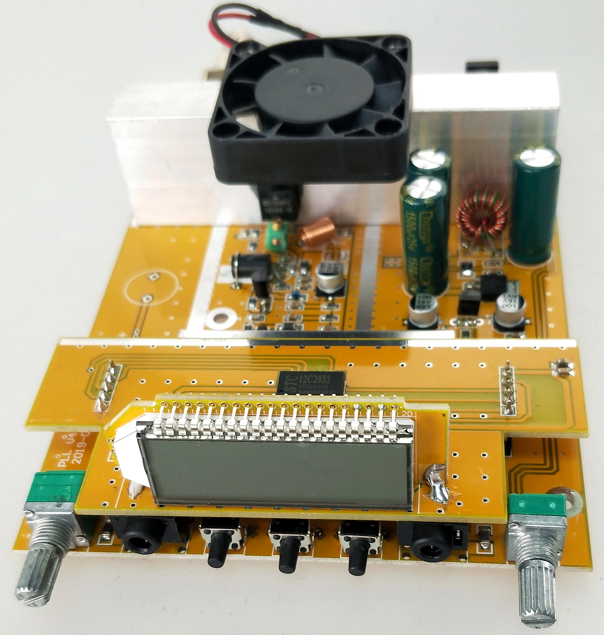 1 5 Вт/15 Вт регулируемый PLL стерео Fm передатчик вещания только PCB + вентилятор |