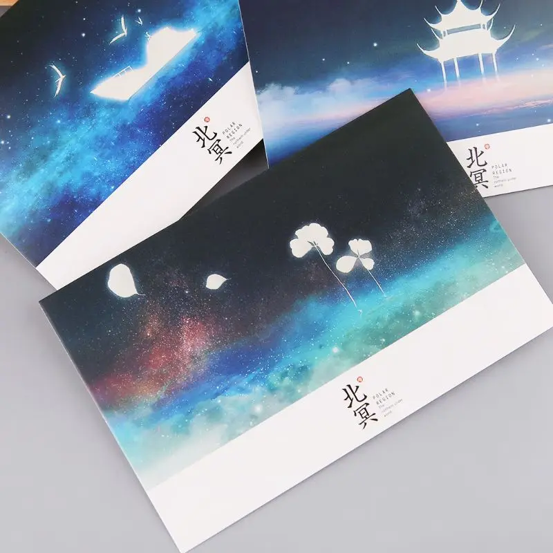 

30 шт. Винтаж световой Почтовые открытки светится в темноте глядя на светильник поздравительная открытка Новинка рождественские открытки н...