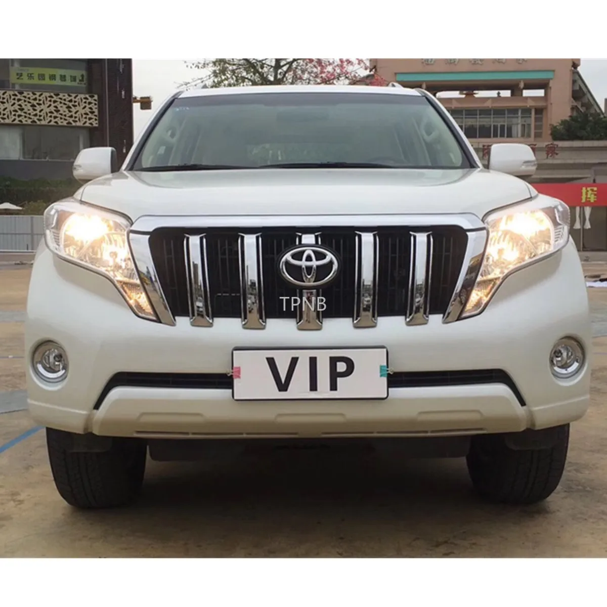 Для Toyota Land Cruiser Prado 150 FJ150 хром ABS передняя сетчатая решетка крышки аксессуары для стайлинга автомобилей