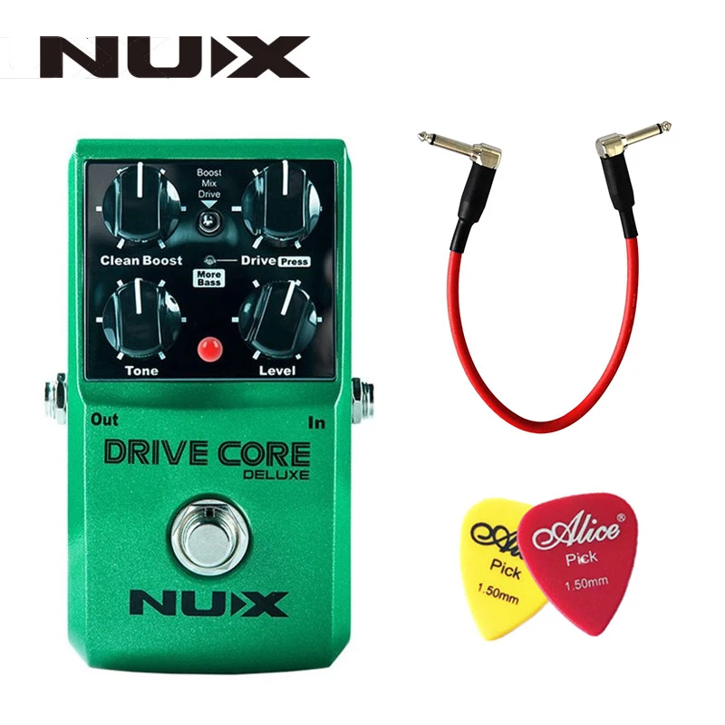 Классическая электронная педаль NUX Drive Core Deluxe Overdrive для гитары создания эффектов