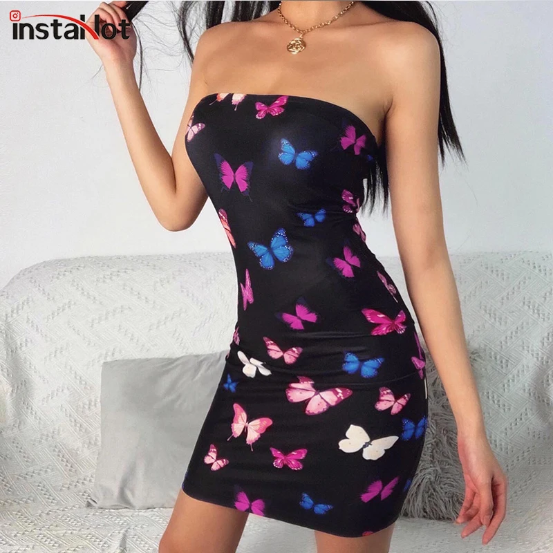 Женское облегающее платье-карандаш InstaHot повседневное винтажное мини-платье с