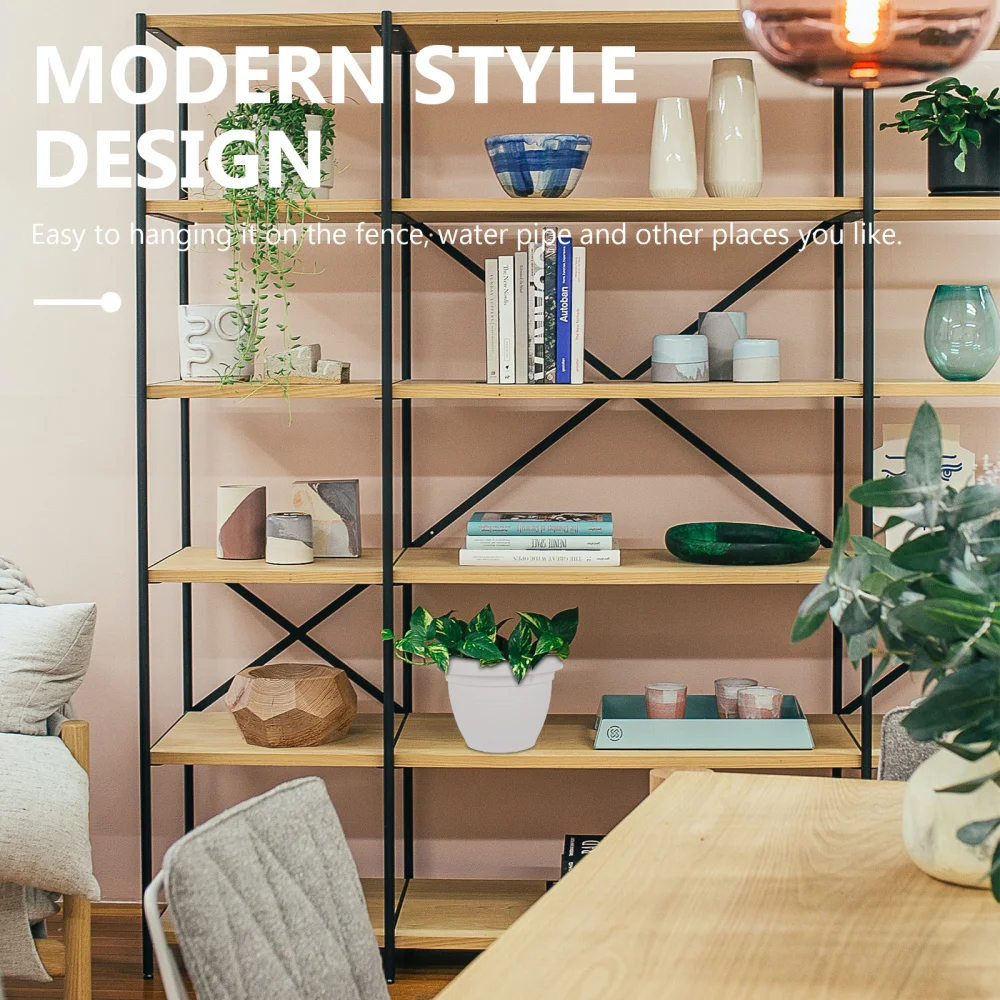 

2pcs Adjustable Flower Pot Pipe-type Hanging Storage Basket Hanging Basket