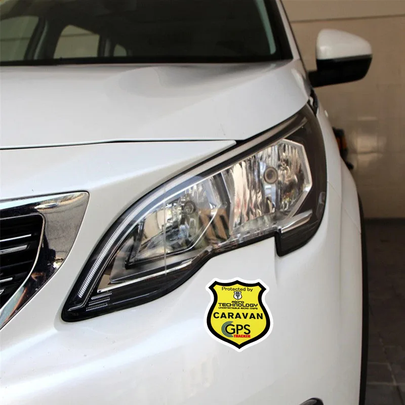 Интересный желтый защищенный технологией автомобильная наклейка с GPS аксессуары