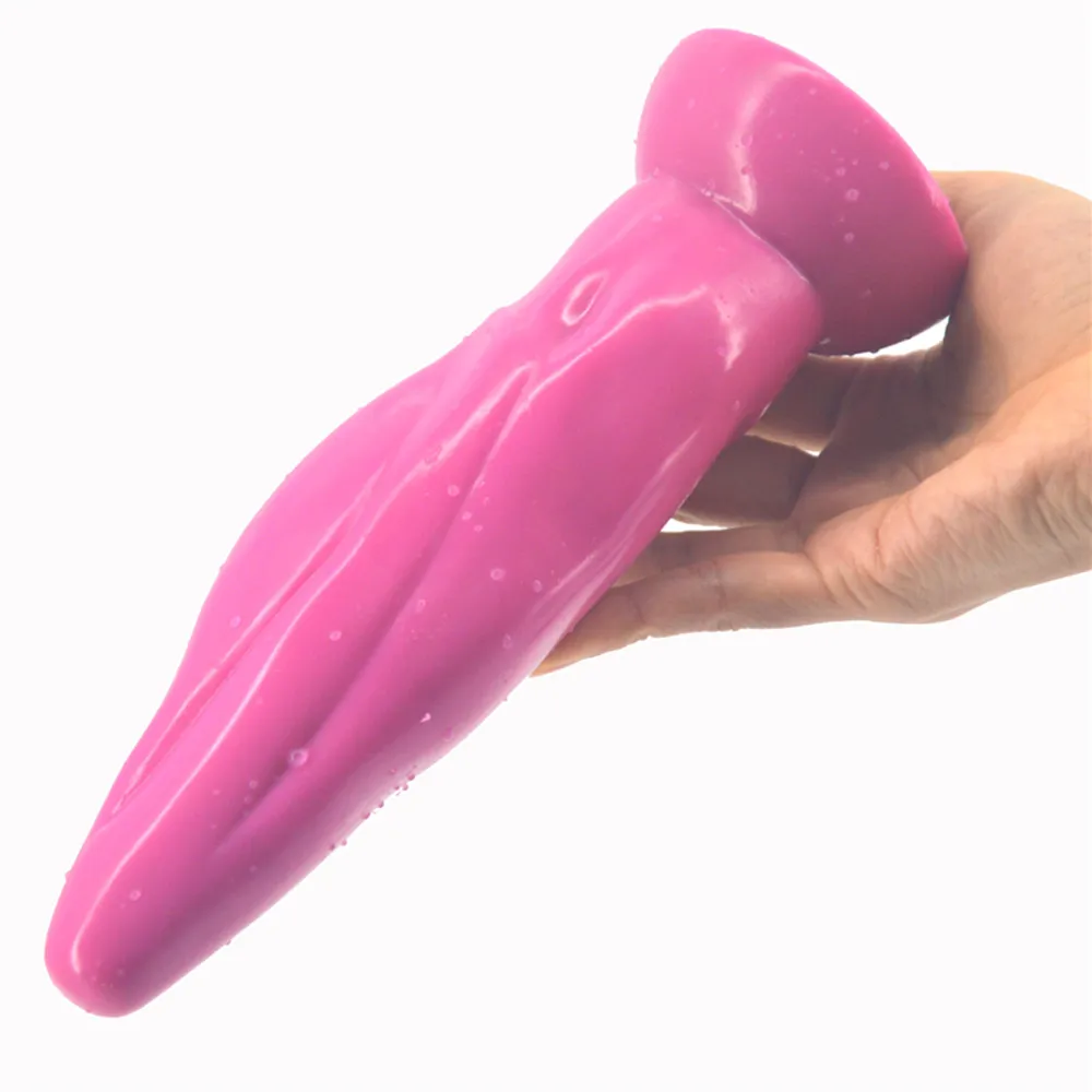 FAAK большие анальные секс игрушки с присоской силиконовый анальный фаллоимитатор