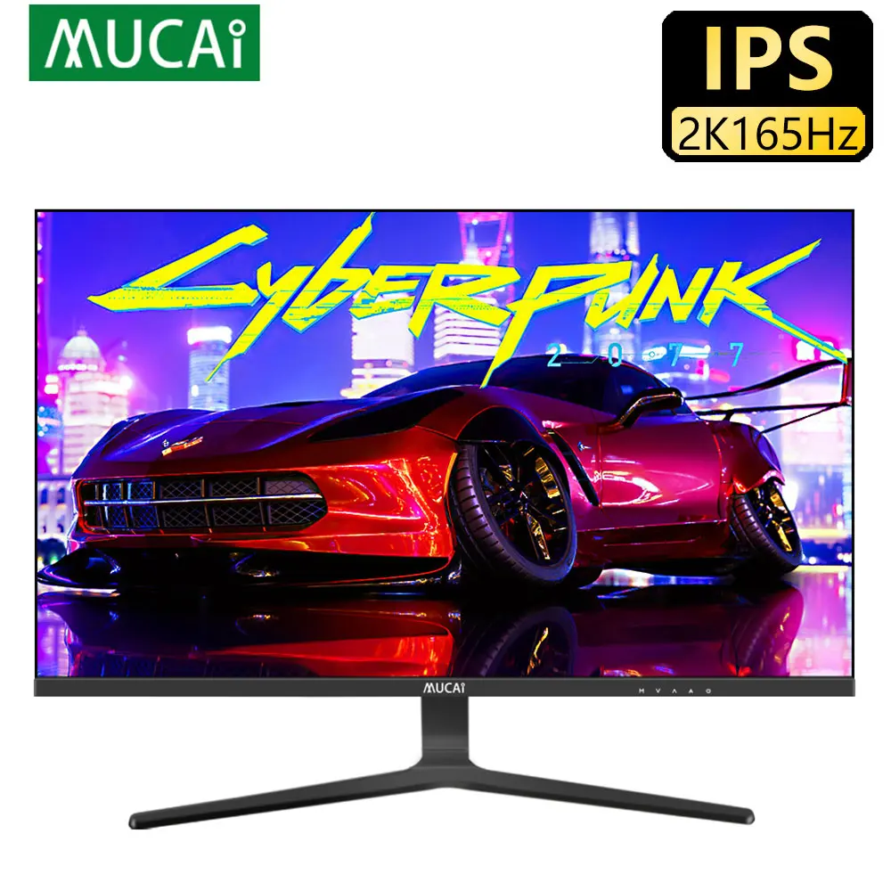 Монитор MUCAI диагональю 27 дюймов 2K 144 Гц IPS QHD 165 плоский экран для настольного