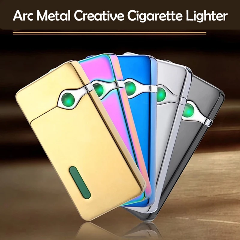 USB Charging Lighters Tungsten Flameless Premium Lighter Cigarette Sensor Touch Screen Hollow Ignition Port | Дом и сад