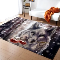 3d animal wolf printing carpets child bedroom play tent area rugs home decor carpet kids room crawl floor mat baby toys gift rug