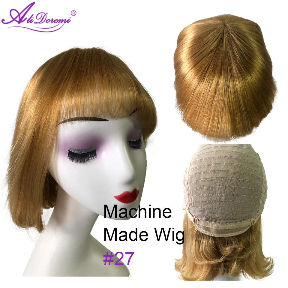 Alidoremi перуанские прямые волосы парики из человеческих волос предварительно