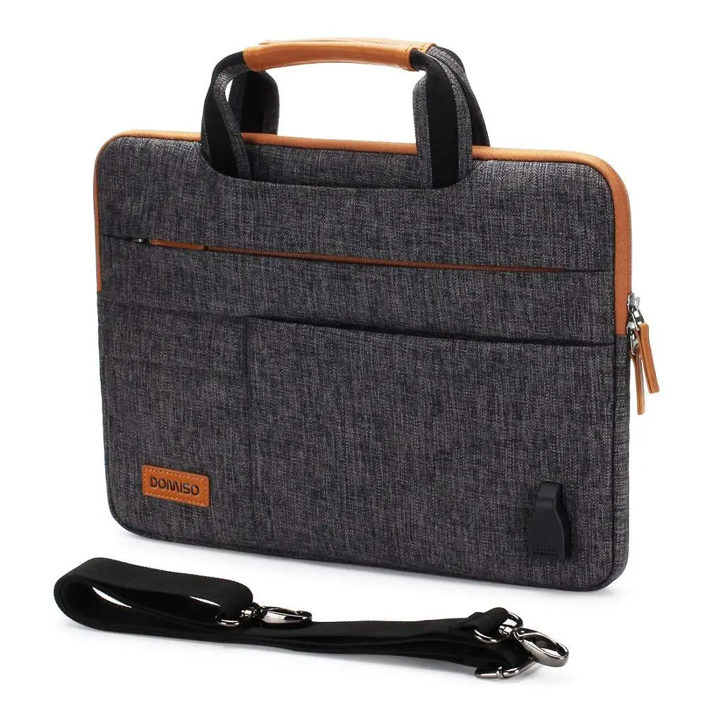 

Multi-Functional Laptop Sleeve Business Briefcase Messenger Bag with USB Charging Port For 11 13 14 15.6 17.3 Inch Laptop bag