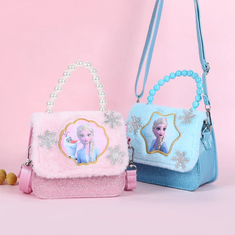 Плюшевый Рюкзак Disney Холодное сердце сумка через плечо для девочек и дошкольников