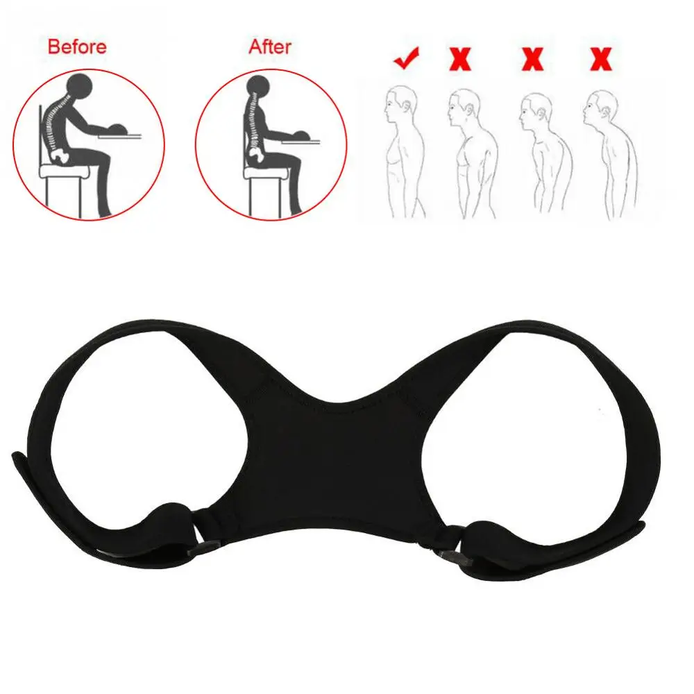 Регулируемый Корректор осанки для женщин и мужчин Поясничный плечевой
