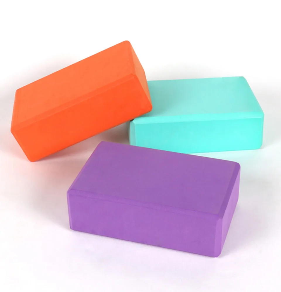 Блоки для йоги высокая плотность EVA пена Йога блок Мягкий Нескользящий Пилатес