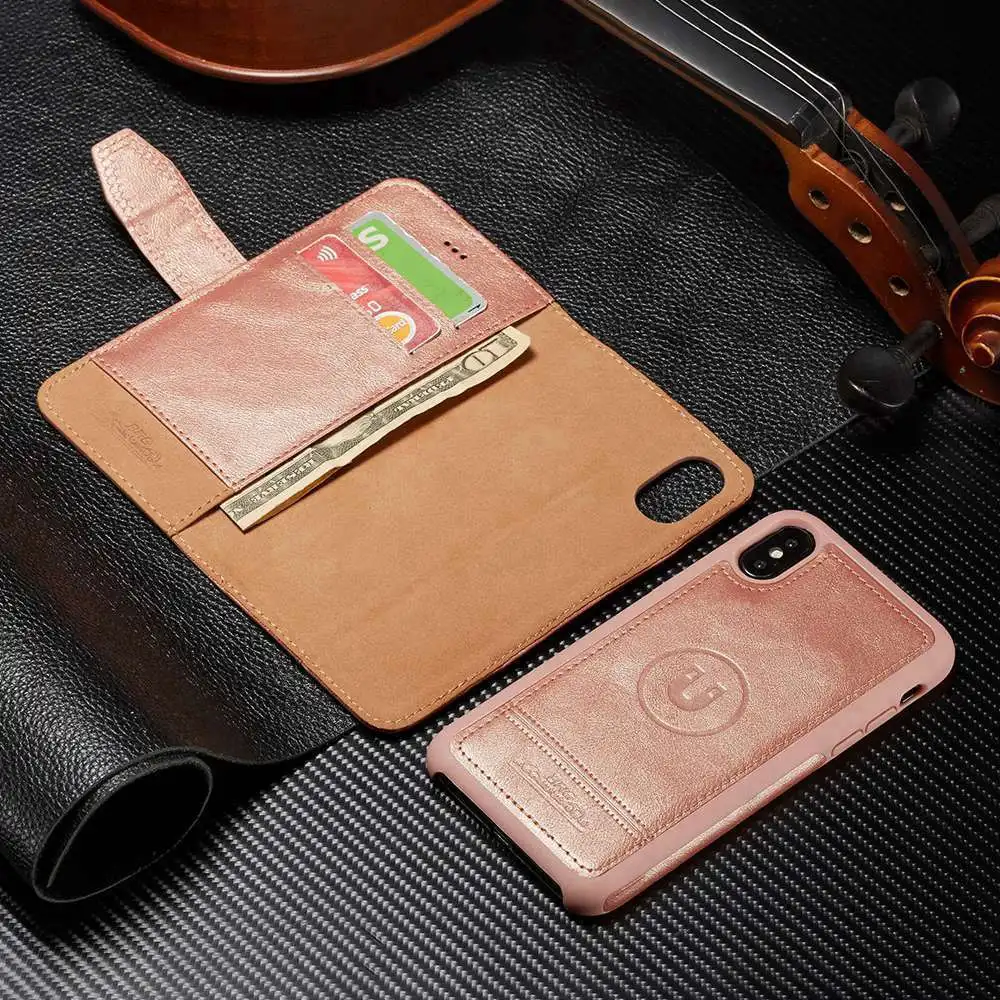 Чехол KISS из натуральной кожи чехол для телефона iPhone 7 Plus 8 6 6S X флип-кошелек s XR XS MAX