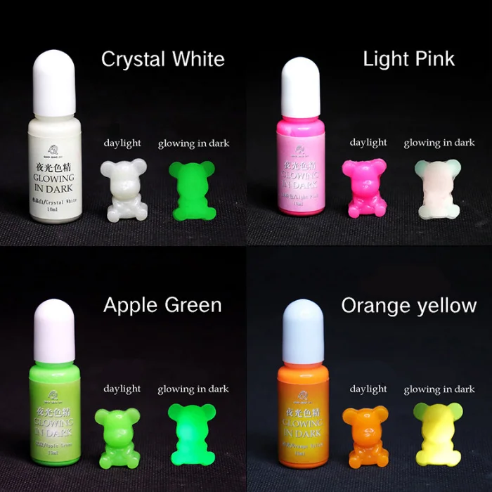10-color Luminous Color Set DIY Silicone Mold Coloring Pigment Tool CX17