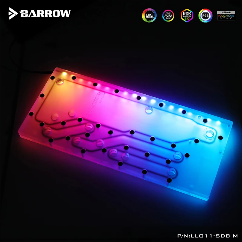 BARROW Distro plate для LianLi Lianli O11 MINI чехол дефлектор водной дорожки с водяным охлаждением