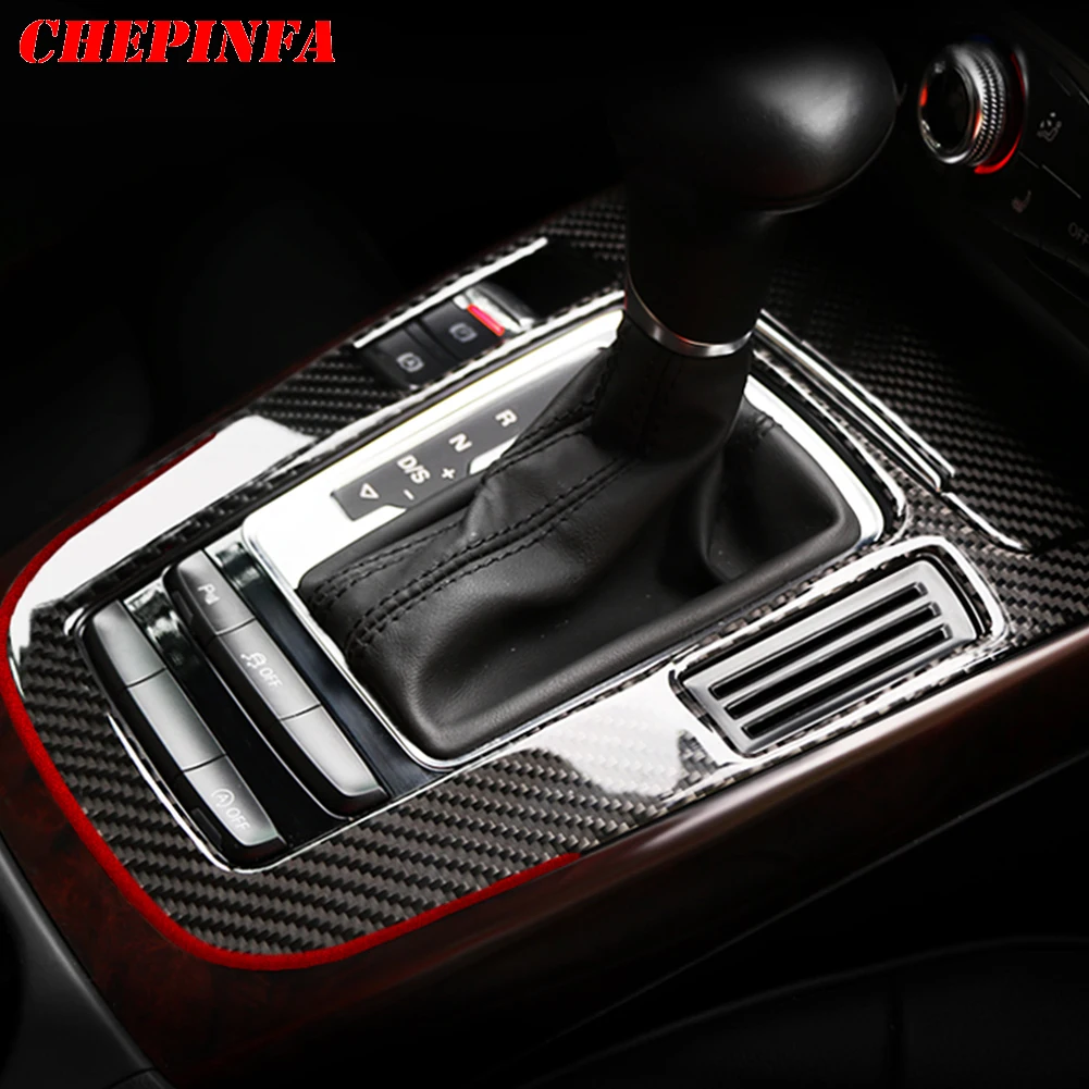 Отделка панели переключения передач автомобиля из углеродного волокна