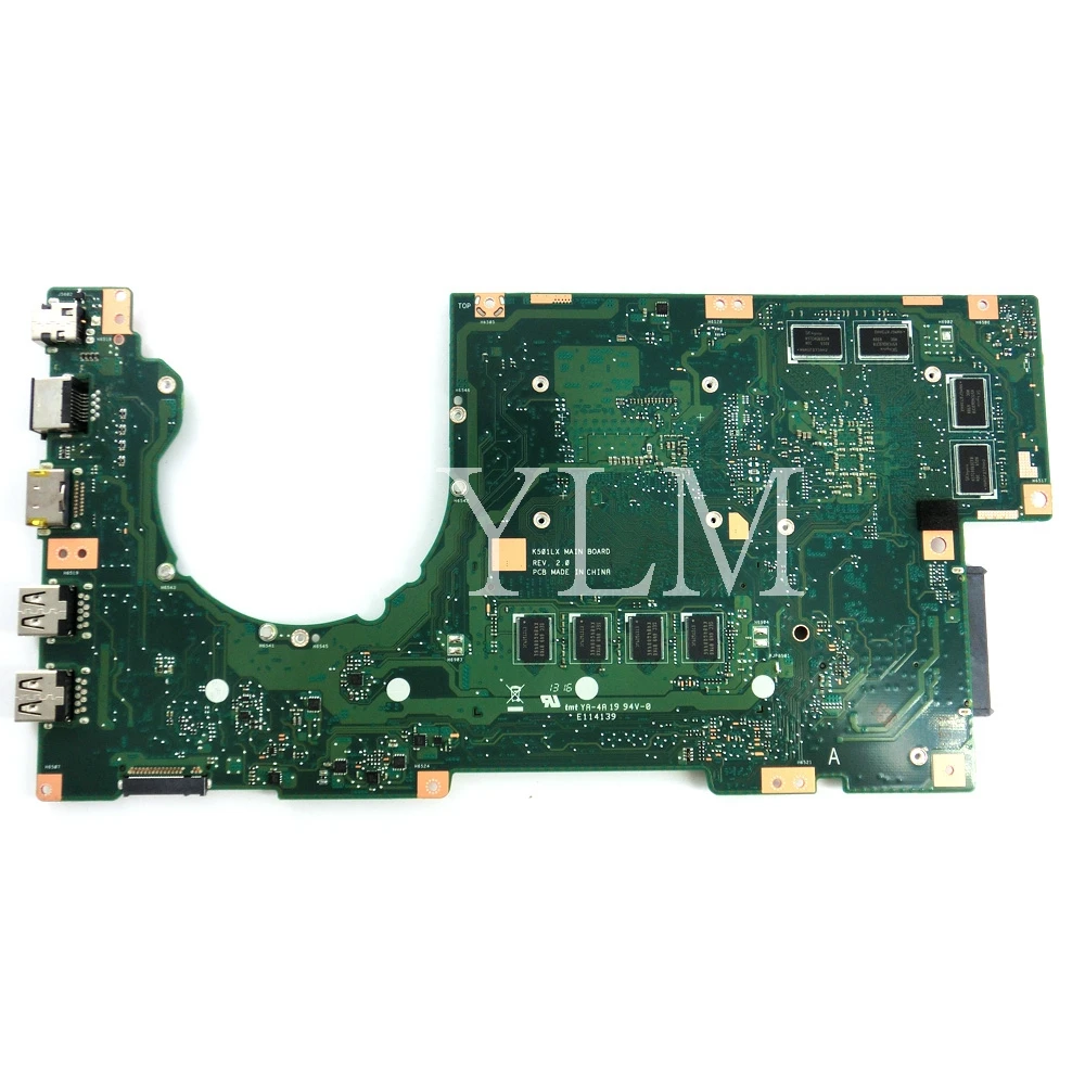 K501LX i5-5200 Процессор GTX950M 2 ГБ 4 Оперативная память Материнская плата Asus K501L K501LB K501LN