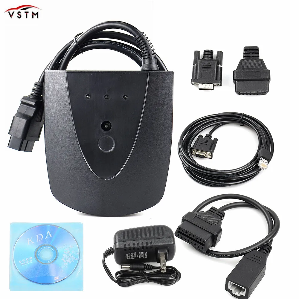 Лучшая цена Двойная плата USB1.1 к RS232 OBD2 сканер V3.102.051 для Honda HDS Tool HIM Диагностика Новейшая версия.